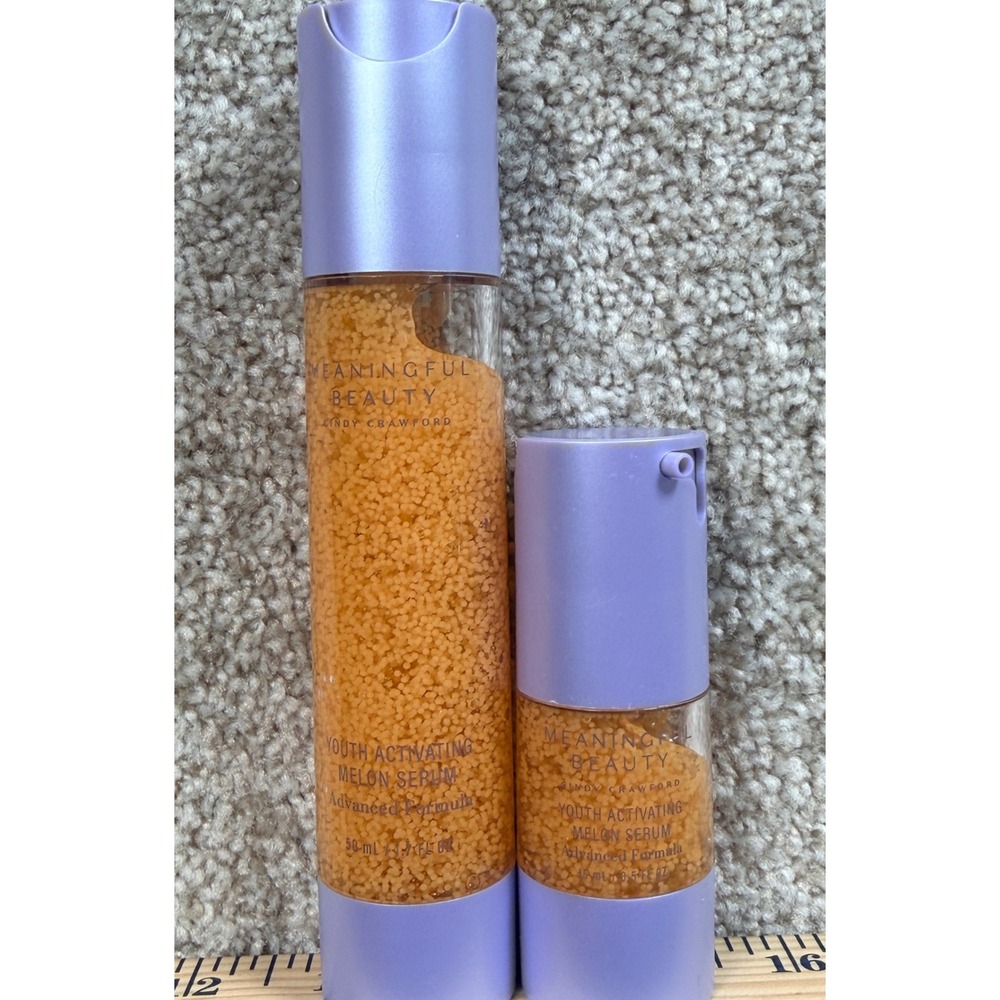 Meaningful Beauty Youth Activating Melon Serum Set 50ml & 15ml Cindy Crawford